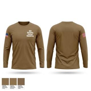 Long Sleeve Performance Shirt, 482 Security Forces Squadron, Air Force, Teamtime, Team time, sublimation, custom sports apparel, team uniforms, spirit wear, spiritwear, sports uniforms, custom shirts, team store, custom team store, fundraiser sports, apparel fundraiser