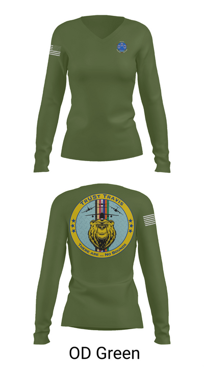 60 LRS 51747524 Women's Long Sleeve V-neck Shirt - 57