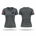 Fairfax County Auxiliary Police Women's Short Sleeve V-neck Shirt - 1
