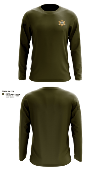 Long Sleeve Performance Shirt, Greene County Sheriff, Police, Teamtime, Team time, sublimation, custom sports apparel, team uniforms, spirit wear, spiritwear, sports uniforms, custom shirts, team store, custom team store, fundraiser sports, apparel fundraiser