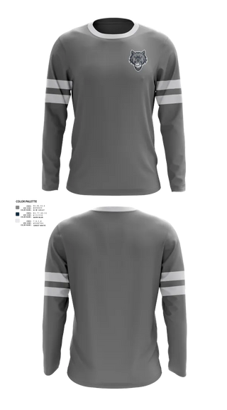 Long Sleeve Performance Shirt, Eagle River Wolves, Baseball, Teamtime, Team time, sublimation, custom sports apparel, team uniforms, spirit wear, spiritwear, sports uniforms, custom shirts, team store, custom team store, fundraiser sports, apparel fundraiser
