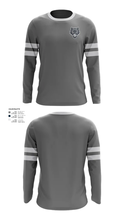 Eagle River Wolves 56881133 Long Sleeve Performance Shirt 21