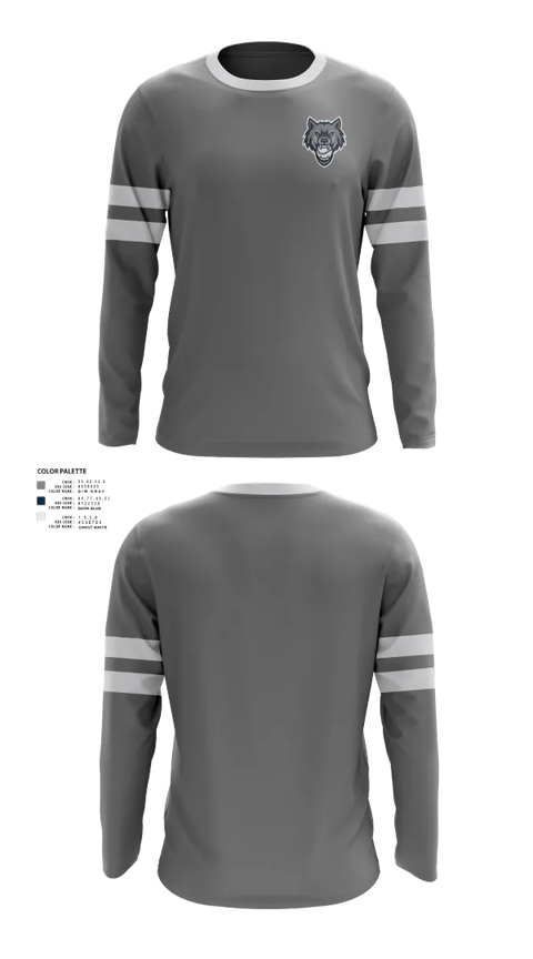 Long Sleeve Performance Shirt, Eagle River Wolves, Baseball, Teamtime, Team time, sublimation, custom sports apparel, team uniforms, spirit wear, spiritwear, sports uniforms, custom shirts, team store, custom team store, fundraiser sports, apparel fundraiser