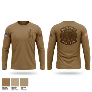 Long Sleeve Performance Shirt, Blackwater Raiders Airsoft, Marines, Teamtime, Team time, sublimation, custom sports apparel, team uniforms, spirit wear, spiritwear, sports uniforms, custom shirts, team store, custom team store, fundraiser sports, apparel fundraiser