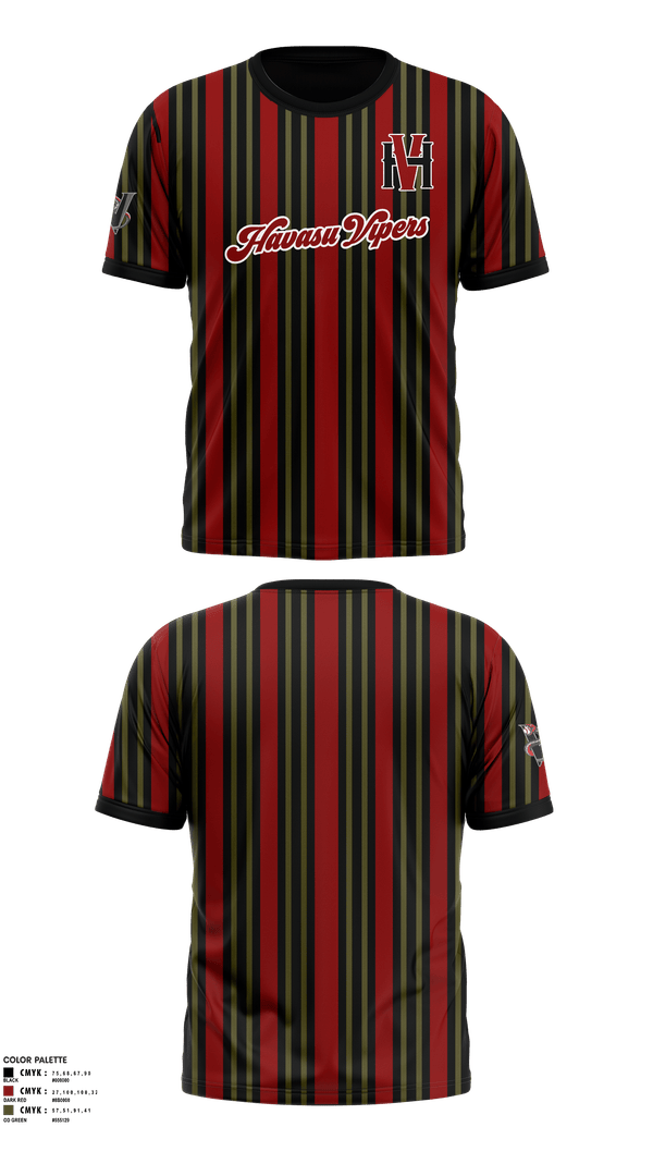 Short Sleeve Performance Shirt, Havasu Vipers, Baseball, Teamtime, Team time, sublimation, custom sports apparel, team uniforms, spirit wear, spiritwear, sports uniforms, custom shirts, team store, custom team store, fundraiser sports, apparel fundraiser