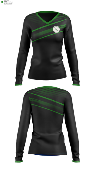 Womens Long Sleeve Vneck Shirt, Provo, Cross Country, Teamtime, Team time, sublimation, custom sports apparel, team uniforms, spirit wear, spiritwear, sports uniforms, custom shirts, team store, custom team store, fundraiser sports, apparel fundraiser