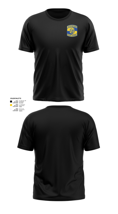 The Black Knights 53401039 Short Sleeve Performance Shirt - 21