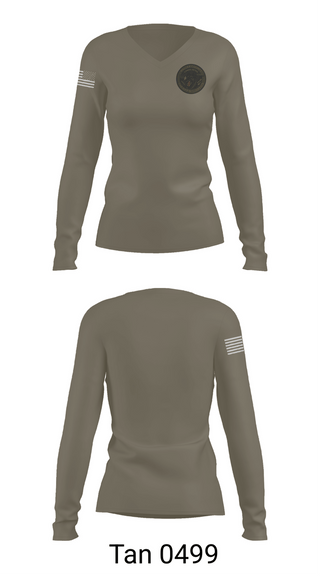 Womens Long Sleeve Vneck Shirt, Waller County Sheriff’s Office, Police, Teamtime, Team time, sublimation, custom sports apparel, team uniforms, spirit wear, spiritwear, sports uniforms, custom shirts, team store, custom team store, fundraiser sports, apparel fundraiser