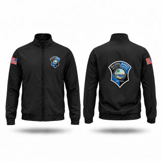 Windbreaker, Sunland Protective Service, Police, Teamtime, Team time, sublimation, custom sports apparel, team uniforms, spirit wear, spiritwear, sports uniforms, custom shirts, team store, custom team store, fundraiser sports, apparel fundraiser