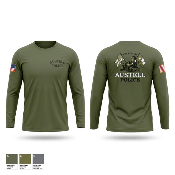 Long Sleeve Performance Shirt, Austell police, Police, Teamtime, Team time, sublimation, custom sports apparel, team uniforms, spirit wear, spiritwear, sports uniforms, custom shirts, team store, custom team store, fundraiser sports, apparel fundraiser