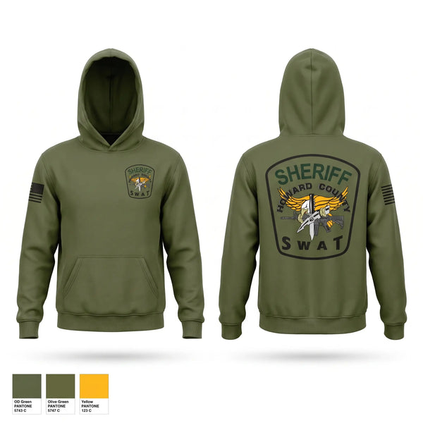 Hoodie, Howard County Swat, Police, Teamtime, Team time, sublimation, custom sports apparel, team uniforms, spirit wear, spiritwear, sports uniforms, custom shirts, team store, custom team store, fundraiser sports, apparel fundraiser