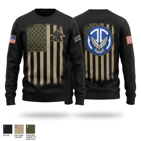 Crew Neck Sweatshirt, A Co 2-325 AIR, Army, Teamtime, Team time, sublimation, custom sports apparel, team uniforms, spirit wear, spiritwear, sports uniforms, custom shirts, team store, custom team store, fundraiser sports, apparel fundraiser