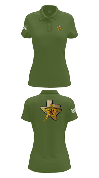 Womens Short Sleeve Performance Polo, Hudspeth county sheriff office, , Teamtime, Team time, sublimation, custom sports apparel, team uniforms, spirit wear, spiritwear, sports uniforms, custom shirts, team store, custom team store, fundraiser sports, apparel fundraiser