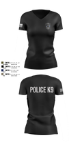 Roy Cit Police K9 Women's Short Sleeve V-neck Shirt - 105