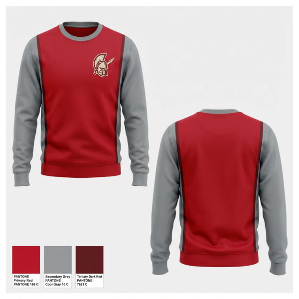 Crew Neck Sweatshirt, Warriors, , Teamtime, Team time, sublimation, custom sports apparel, team uniforms, spirit wear, spiritwear, sports uniforms, custom shirts, team store, custom team store, fundraiser sports, apparel fundraiser