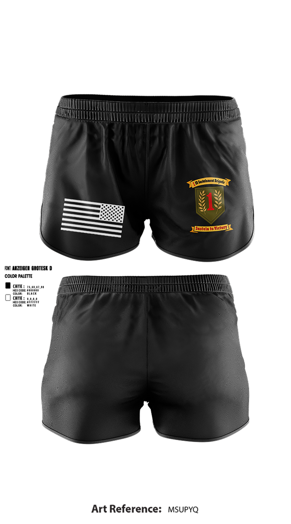 Ranger Panties, 24th CTC, , Teamtime, Team time, sublimation, custom sports apparel, team uniforms, spirit wear, spiritwear, sports uniforms, custom shirts, team store, custom team store, fundraiser sports, apparel fundraiser