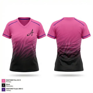 Womens Short Sleeve Vneck Shirt, Alpha One, , Teamtime, Team time, sublimation, custom sports apparel, team uniforms, spirit wear, spiritwear, sports uniforms, custom shirts, team store, custom team store, fundraiser sports, apparel fundraiser