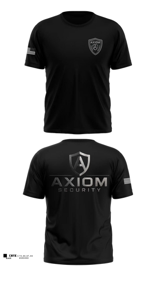 Old School Cotton Shirt, Axiom Security LLC, , Teamtime, Team time, sublimation, custom sports apparel, team uniforms, spirit wear, spiritwear, sports uniforms, custom shirts, team store, custom team store, fundraiser sports, apparel fundraiser