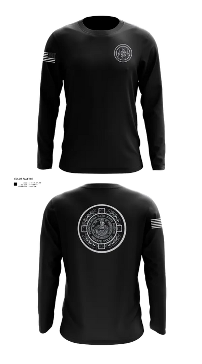 PA S.I.T.E. STATE AGENTS PRIVATE POLICE 2518977 Long Sleeve Performance Shirt 22