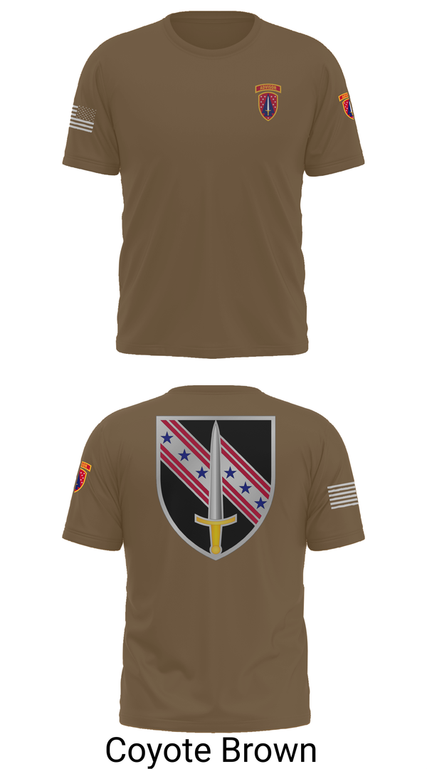 Old School Cotton Feel Shirt, 6/54th SFAB, National Guard, Teamtime, Team time, sublimation, custom sports apparel, team uniforms, spirit wear, spiritwear, sports uniforms, custom shirts, team store, custom team store, fundraiser sports, apparel fundraiser