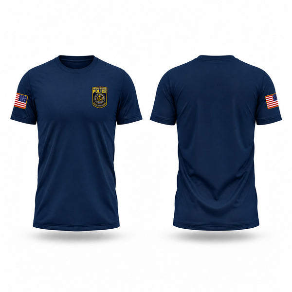Short Sleeve Performance Shirt, New Castle Police Department, Police, Teamtime, Team time, sublimation, custom sports apparel, team uniforms, spirit wear, spiritwear, sports uniforms, custom shirts, team store, custom team store, fundraiser sports, apparel fundraiser