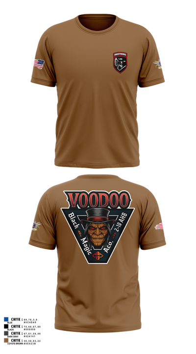 2-10 AHB Knighthawks 14380811 Short Sleeve Performance Shirt - 59