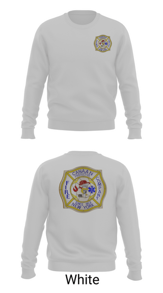 Crew Neck Sweatshirt, Canaan Protective Fire Company, Fire Department, Teamtime, Team time, sublimation, custom sports apparel, team uniforms, spirit wear, spiritwear, sports uniforms, custom shirts, team store, custom team store, fundraiser sports, apparel fundraiser