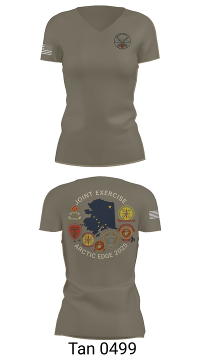 RCKT BTRY D 2nd BN 14th MAR 78897575 Women's Short Sleeve V-neck Shirt - 68