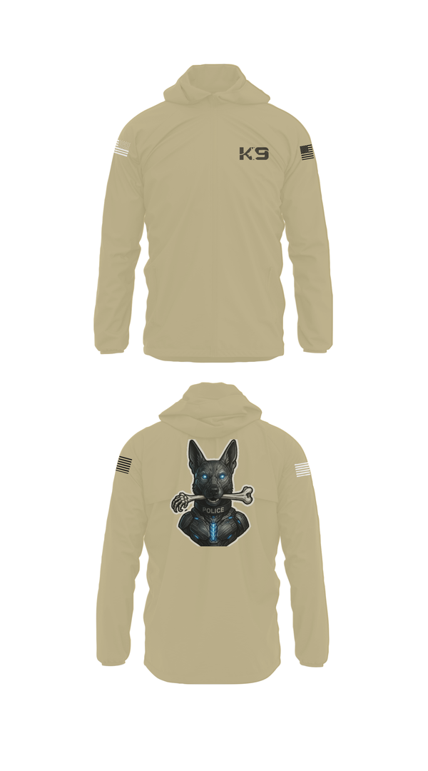 Windbreaker, Willoughby K9, Police, Teamtime, Team time, sublimation, custom sports apparel, team uniforms, spirit wear, spiritwear, sports uniforms, custom shirts, team store, custom team store, fundraiser sports, apparel fundraiser