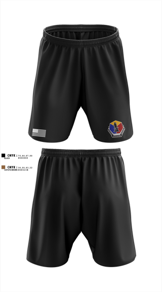 Athletic Shorts With Pockets, Camp Crowder HHC, , Teamtime, Team time, sublimation, custom sports apparel, team uniforms, spirit wear, spiritwear, sports uniforms, custom shirts, team store, custom team store, fundraiser sports, apparel fundraiser