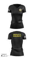 Huntingdon County Sheriff’s Office 63873166 Women's Short Sleeve V-neck Shirt - 21