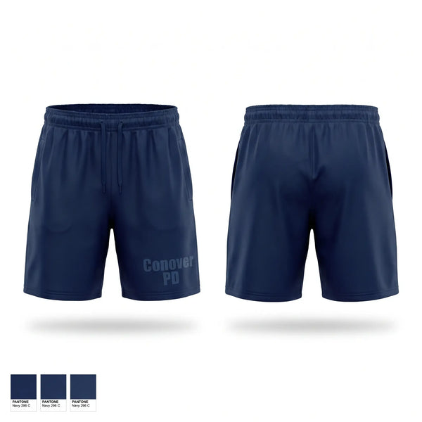 Athletic Shorts With Pockets, Conover PD, Police, Teamtime, Team time, sublimation, custom sports apparel, team uniforms, spirit wear, spiritwear, sports uniforms, custom shirts, team store, custom team store, fundraiser sports, apparel fundraiser