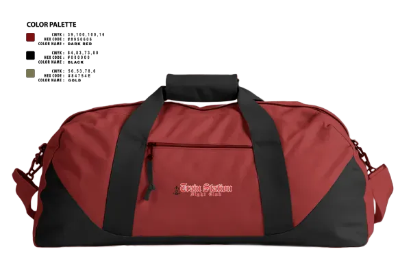Duffle Bag, Train Station Fight Club, Spirit Store, Teamtime, Team time, sublimation, custom sports apparel, team uniforms, spirit wear, spiritwear, sports uniforms, custom shirts, team store, custom team store, fundraiser sports, apparel fundraiser