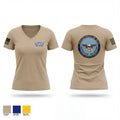 Department of War 48118887 Women's Short Sleeve V-neck Shirt - 1