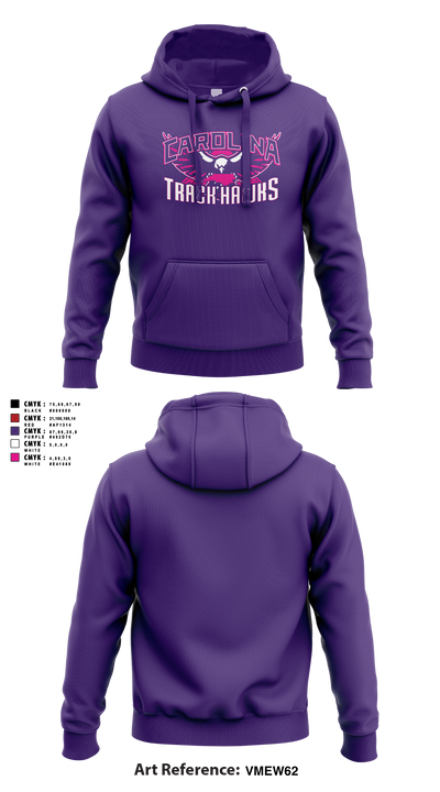 Carolina Track Hawks Hoodie - 7