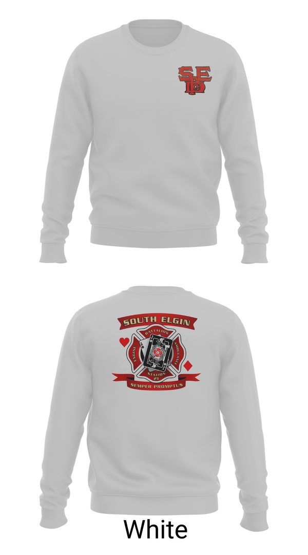 Crew Neck Sweatshirt, SEFD station 21 Blackjack, Fire Department, Teamtime, Team time, sublimation, custom sports apparel, team uniforms, spirit wear, spiritwear, sports uniforms, custom shirts, team store, custom team store, fundraiser sports, apparel fundraiser
