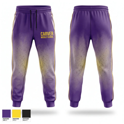 Sweatpants, CARVER MIDDLE SCHOOL, , Teamtime, Team time, sublimation, custom sports apparel, team uniforms, spirit wear, spiritwear, sports uniforms, custom shirts, team store, custom team store, fundraiser sports, apparel fundraiser
