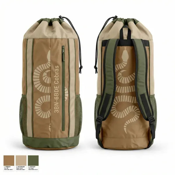 Gear Bag, 3BN/6BDE Cobras, Army, Teamtime, Team time, sublimation, custom sports apparel, team uniforms, spirit wear, spiritwear, sports uniforms, custom shirts, team store, custom team store, fundraiser sports, apparel fundraiser