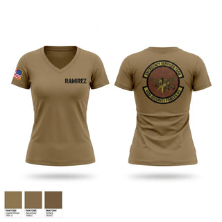 Womens Short Sleeve Vneck Shirt, 452d Security Forces Squadron, Air Force, Teamtime, Team time, sublimation, custom sports apparel, team uniforms, spirit wear, spiritwear, sports uniforms, custom shirts, team store, custom team store, fundraiser sports, apparel fundraiser