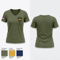 San Antonio Security Agency Women's Short Sleeve V-neck Shirt - 1