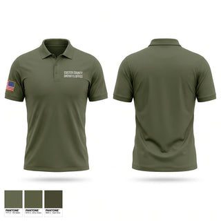 Short Sleeve Performance Polo, CUSTER COUNTY SHERIFF'S OFFICE, Police, Teamtime, Team time, sublimation, custom sports apparel, team uniforms, spirit wear, spiritwear, sports uniforms, custom shirts, team store, custom team store, fundraiser sports, apparel fundraiser