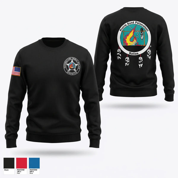 Crew Neck Sweatshirt, Dispatch, Police, Teamtime, Team time, sublimation, custom sports apparel, team uniforms, spirit wear, spiritwear, sports uniforms, custom shirts, team store, custom team store, fundraiser sports, apparel fundraiser