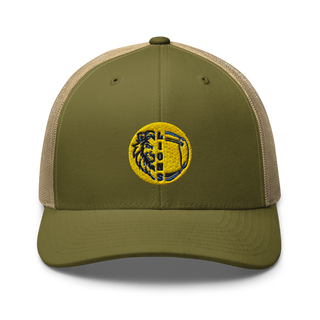 Linden High School Wrestling Retro Trucker Hat | Yupoong 6606