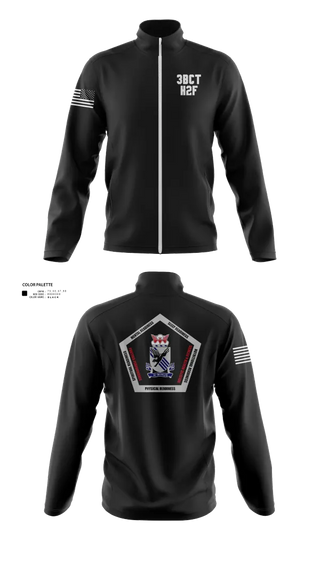 Fleece Jacket, 3BCT H2F, Army, Teamtime, Team time, sublimation, custom sports apparel, team uniforms, spirit wear, spiritwear, sports uniforms, custom shirts, team store, custom team store, fundraiser sports, apparel fundraiser