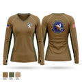 105th maintenance squadron 436866 Women's Long Sleeve V-neck Shirt - 1