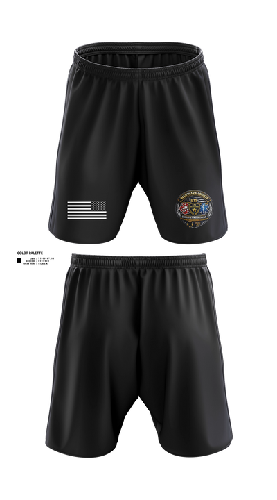 Waushara County Emergency Management and Communications Athletic Shorts With Pockets - 21