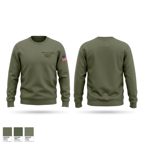 Crew Neck Sweatshirt, Parmer County SRT, Police, Teamtime, Team time, sublimation, custom sports apparel, team uniforms, spirit wear, spiritwear, sports uniforms, custom shirts, team store, custom team store, fundraiser sports, apparel fundraiser