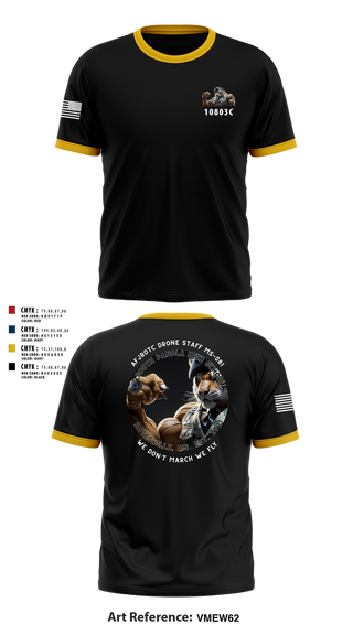 Short Sleeve Performance Shirt, AFJROTC MS-081 DRONE TEAM, , Teamtime, Team time, sublimation, custom sports apparel, team uniforms, spirit wear, spiritwear, sports uniforms, custom shirts, team store, custom team store, fundraiser sports, apparel fundraiser