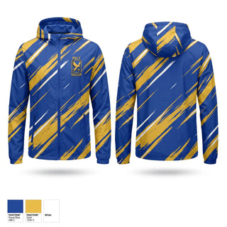 Windbreaker, Poly High School, Women's Soccer, Teamtime, Team time, sublimation, custom sports apparel, team uniforms, spirit wear, spiritwear, sports uniforms, custom shirts, team store, custom team store, fundraiser sports, apparel fundraiser