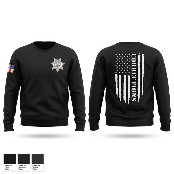 Crew Neck Sweatshirt, Graham Correctional Center, Police, Teamtime, Team time, sublimation, custom sports apparel, team uniforms, spirit wear, spiritwear, sports uniforms, custom shirts, team store, custom team store, fundraiser sports, apparel fundraiser